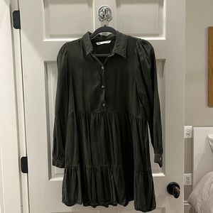 Zara, Army Green, Dress, Size M
